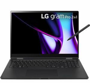 LG gram Pro 16T90SP-K.APB8U1 16" Touchscreen 2 in 1 Notebook - Intel Core Ultra 7 - 32 GB - 1 TB SSD - Intel Chip - Windows 11 Pro