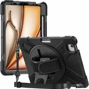 CODi Rugged Carrying Case for 13" Apple iPad Air 13 (2024) Tablet - Drop Resistant, Shock Absorbing, Bump Resistant, Shock Resistant, Chemical Resistant, Damage Resistant, Disinfectant Resistant