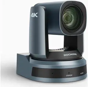 ROCWARE RC841U 4K UHD PTZ Camera with Auto Framing & Humanoid Tracking