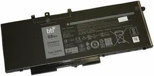 Battery Technology 4-Cell 7.6V Li-Ion Laptop Battery for Dell Latitude