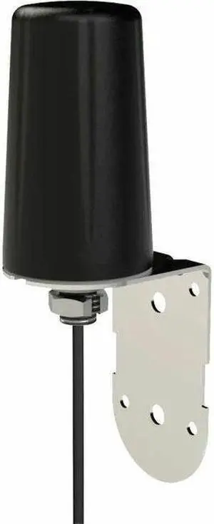 Panorama Antennas B4BE-6-60 | Bracket Mount 4G/5G Antenna - 600 MHz to 6000 MHz - 5 dBi - Cellular Network, IoT Device, Remote Control, Smart Metering - Black - Bracket Mount, Wall Mount, Mast, Panel