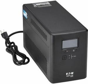 Eaton Tripp Lite Series 750VA 500W 120V Line-Interactive Cloud-Connected UPS with Remote Monitoring - 10 NEMA 5-15R Outlets (5 Surge + 5 Surge and Battery Backup), LCD, 5-15P Plug, Tower - 0U Compact