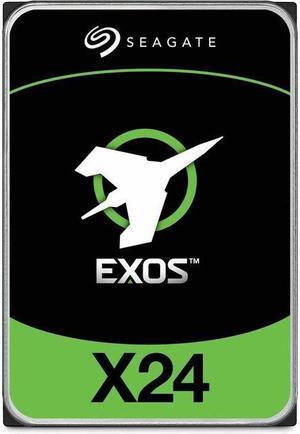 Seagate Exos X24 ST24000NM001H 24 TB Hard Drive - 3.5" Internal - SATA (SATA/600) - Conventional Magnetic Recording (CMR) Method - Storage Array Device Supported - 7200rpm - Hot Pluggable - 5 Yea