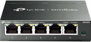 TP-Link Omada 5-Port Gigabit Easy Managed Switch - 5 Ports - Manageable - Gigabit Ethernet - 10/100/1000Base-T - 2 Layer Supported - Twisted Pair - Desktop, Wall Mountable