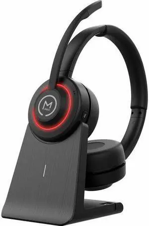 M360 Sanctuary Wireless Noise Canceling UC Headset w/ Boom Mic - HS6750ANC - UC Compatible - Stereo - Bluetooth - Over-the-head, On-ear - Binaural - Supra-aural - Adjustable Noise Canceling Microphone