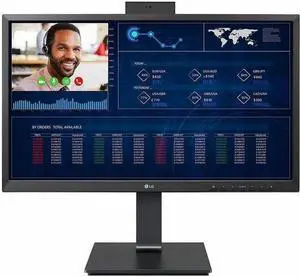 LG 24CR660NK-6P All-in-One Thin Client - 1 x Intel Celeron N5105 2 GHz - Black - Intel Chip - 8 GB RAM DDR4 SDRAM - 16 GB Flash - Gigabit Ethernet - 23.8" Full HD - 1920 x 1080 - In-plane Switchi