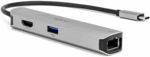 Rocstor Premium Docking Station - for Desktop PC/Notebook/Tablet/Smartphone/Monitor/Mouse/Keyboard/Flash Drive - Charging Capability - USB Type C - 4K @ 60Hz, 4K UHD, 4K - 3840 x 2160 - 3 x USB Ports