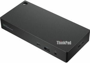 Lenovo ThinkPad 40BN Docking Station - for Notebook/Monitor - Charging Capability - 135 W - USB Type C - 2 Displays Supported - 4K @ 60Hz, 4K UHD, 4K - 3840 x 2160 - 6 x USB Ports - 2 x USB 2.0 - 5 x