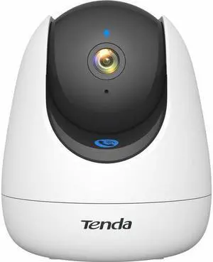 Tenda RP3 Pro 3 Megapixel Network Camera - Color - 32.81 ft Infrared Night Vision - H.264, H.265 - 2304 x 1296 - 4 mm Fixed Lens - 30 fps - CMOS - Wi-Fi - Desk Mount, Ceiling Mount - Alexa Supported -