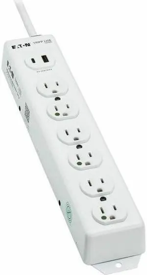 Tripp Lite Safe-IT UL 1363 Medical-Grade Power Strip, 6 Outlets, 6-Ft Cord