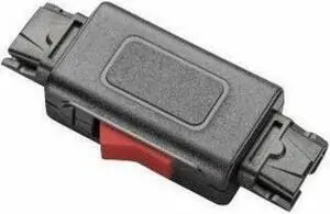 Poly Quick Disconnect IN-LINE MUTE Control KIT - Mini-phone/Quick Disconnect Audio Cable for Audio Device