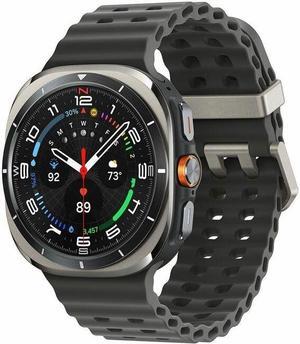 Samsung Galaxy Watch Ultra, 47mm, Titanium Silver - Heart Rate Monitor, Accelerometer, Barometer, Gyro Sensor, Light Sensor, ECG Sensor, Bioelectrical Impedance Analysis (BIA) Sensor, Pulse Oximeter S