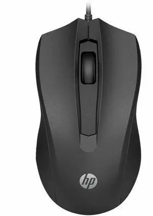HP Wired Mouse 105 - Optical - Cable - USB Type A - 1600 dpi - 3 Button(s) - Symmetrical