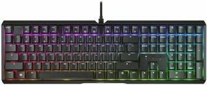 CHERRY MX 3.1 Wired Gaming Keyboard - Black aluminum housing, MX2A BROWN RGB Switch, Abrasion resistant keys, Detachable braided cable