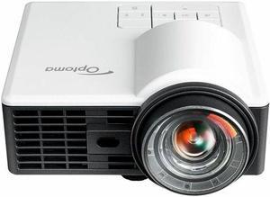 Optoma ML1050STi 3D Ready Short Throw DLP Projector - 16:10 - White - Front - 1080i - 20000 Hour Normal Mode - 20,000:1 - 535 lm - HDMI - USB - Business, Meeting, Presentation, Home, Digital Signage,