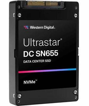 WD Ultrastar DC SN655 WUS5EC0C1ESP7Y3 61.44 TB Solid State Drive - U.3 15 mm Internal - PCI Express NVMe (PCI Express NVMe 4.0) - Read Intensive - Storage Server, Server Device Supported - 1 DWPD - 5