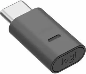 Logitech Zone Bluetooth 5.2 Bluetooth Adapter for Desktop Computer/Bluetooth Headset - USB Type C - External