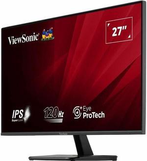 ViewSonic VA2756A-MHD 27 Inch IPS 1080p Monitor with 120Hz, Eye Care, HDMI, DisplayPort, and VGA Inputs for Home and Office