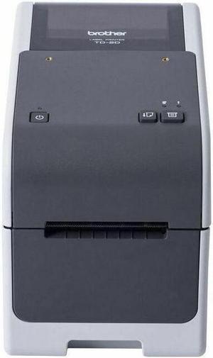 Brother TD-2320D203 Direct Thermal Printer - Monochrome - Desktop - Label Print - Ethernet - USB - USB Host - Serial - 118.11" Print Length - 5.98 in/s Mono - 203 dpi - 2.48" Label Width - R