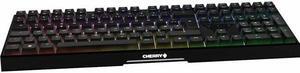 CHERRY XTRFY MX 3.0S Gaming Keyboard - Wired/Wireless Connectivity - Bluetooth/RF - 33 ft - 2.40 GHz - USB Type A Interface - RGB LED Windows Lock Key, CHERRY Button, Calculator, Next Track, Previous