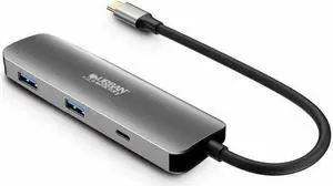 Urban Factory HUBEE Docking Station - for Notebook/Desktop PC - USB Type C - 4K UHD - 3840 x 2160 - 3 x USB Ports - 2 x USB 3.0 - 2 x USB Type-A Ports - USB Type-A - 1 x USB Type-C Ports - USB Type-C