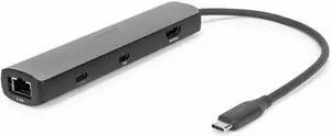 Rocstor Premium Docking Station - for Desktop PC/Notebook/Tablet/Monitor - Charging Capability - USB4 - 8K @ 60Hz - 7680 x 4320 - 4 x USB Ports - 2 x USB Type-A Ports - USB Type-A - 2 x USB Type-C Por