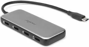 PREMIUM USB-C HUB WITH 100W PD - USB-C TO QUAD USB-C 3.1 5GBPS PORTS - 3X USB-C