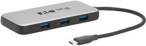Eaton Tripp Lite Series USB-C Multiport Adapter - 4K 60 Hz HDMI, USB 3.2 Gen 2 Hub Ports, 100W PD Charging, HDR, HDCP 2.2 - Charging Capability - USB Type C - 1 Displays Supported - 4K @ 60Hz, 4K, Ful
