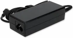 AddOn HP 1P3K6UT#ABA Compatible 65W 20V at 3.25A USB-C Laptop Power Adapter and Cable - 65 W - 20 V DC Output - 3.25 A - Black - 1