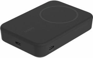 Belkin BoostCharge Pro Magnetic Power Bank with Qi2 15W 10K - For iPhone, Qi2-enabled Device - 10000 mAh - 2 x USB - Black