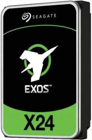 Seagate Exos X24 ST16000NM001H 16 TB Hard Drive - 3.5" Internal - SATA (SATA/600) - Conventional Magnetic Recording (CMR) Method - Storage Array Device Supported - 7200rpm - Hot Pluggable - 512e/