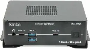 Raritan Enhanced User Station - 4 Computer(s) - 4K - 4096 x 2160 - 60 Hz - 2 x Network (RJ-45) - 6 x USB - 1 x HDMI - Rack-mountable, Desktop - 1 x DisplayPort Raritan Enhanced User Station - 4 Computer(s) - 4K - 4096 x 2160 - 60 Hz - 2 x Network (RJ-45) - 6 x USB - 1 x HDMI - Rack-mountable, Desktop - 1 x DisplayPort