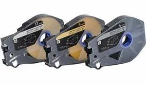 Canon Label Tape - 15/32" Width x 98 27/64 ft Length - White - 3 / Box