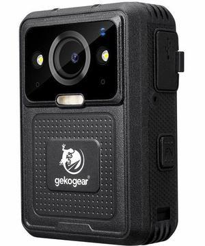 GekoGear AEGIS 400 Digital Camcorder - 2" LCD Screen - 4K - Black - 32 Megapixel Image - H.264, H.265, MP4 - 128 GB Flash Memory - Bluetooth, IR LED, Microphone - USB - GPS - Wireless LAN - Weara