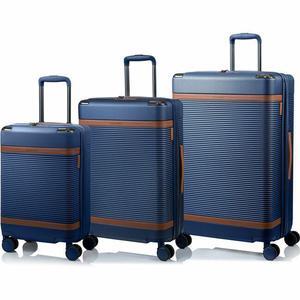 CHAMPS Vintage III Collection 3-piece Hardside Luggage set Navy S1033NAVY