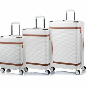CHAMPS Vintage III Collection 3-piece Hardside Luggage set Ivory S1033IVORY