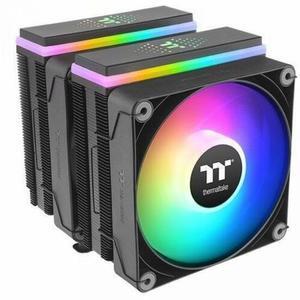 Thermaltake ASTRIA 600 ARGB Lighting CPU Cooler - 4.72" Maximum Fan Diameter - 2 x Fan(s) - 6 x Heat Pipe(s) - 486.2 gal/min Maximum Airflow - 1800 rpm - 2510 - 4Pin, 5V ARGB Header - Compatible