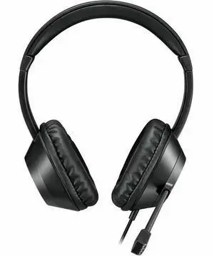 Adesso Xtream P7 Wired Stereo Headset With AI Controls - Stereo - USB Type A, USB Type C - Wired - 32 Ohm - 20 Hz to 20 kHz - Over-the-head - Binaural - Circumaural - 6 ft Cable - Omni-directional Mic