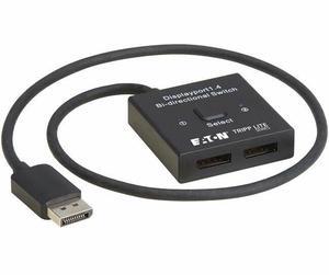 Eaton Tripp Lite Series 2x1 Bi-Directional DisplayPort Switch - 4K 120 Hz or 8K 30 Hz, HDR, HDCP Passthrough