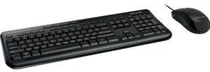 Microsoft Wired Desktop 600 Keyboard and Mouse - Keyboard - Cable - Mouse - Optical