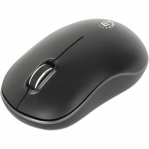 Manhattan MW3075 Wireless Optical USB Mouse - Full-size Mouse - Optical - Wireless - 32.81 ft - Radio Frequency - 2.40 GHz - Black - USB Type A - 1200 dpi - Scroll Wheel - 3 Button(s) - Symmetrical -