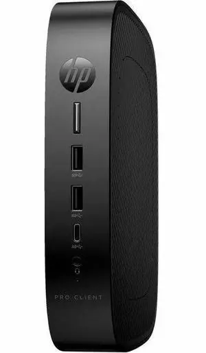 HP Pro t550 Thin Client Celeron J6412 Quad-core (4 Core) 2 GHz - Intel Chip - 8 GB RAM DDR4 SDRAM - DDR4-3200/PC4-25600 - 64 GB Flash UHD Graphics - Gigabit Ethernet - Windows 10 IoT Enterprise LTSC 2