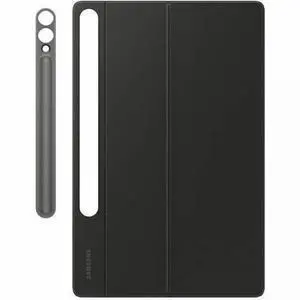 Samsung Book Cover Keyboard/Cover Case (Book Fold) Samsung Galaxy Tab S10+, Galaxy Tab S9+, Galaxy Tab S9 FE+ Tablet - Black - 7.6" Height x 11.3" Width x 0.6" Depth