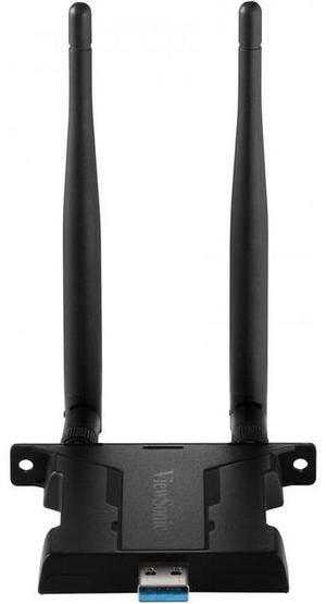 Viewsonic VB-WIFI-005 Dual Band WiFi 6 USB Adapter for IFP50-3/4/5, IFP52, IFP62, IFP110G, CDE20 and CDE30 Series with BT5 and 2.4/5G Support - 2.40 GHz ISM - 5 GHz UNII