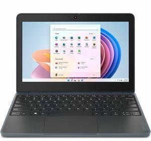 Lenovo 100w Gen 4 82VLS09V00 11.6" Notebook - HD - Intel N-Series N100 - 4 GB - 128 GB Flash Memory - English (US) Keyboard - Slate Gray - Intel Chip - 1366 x 768 - Windows 11 Pro - Intel UHD Gra