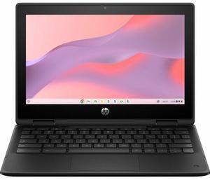 HP Fortis Flip G1m 11.6" Touchscreen Convertible 2 in 1 Chromebook - HD - Octa-core (ARM Cortex A76 + Cortex A55) - 32 GB Flash Memory - English Keyboard - Jet Black - MediaTek Kompanio 520 Chip