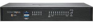 SonicWall TZ570 Network Security/Firewall Appliance - Intrusion Prevention - 8 Port - 10/100/1000Base-T - 5 Gigabit Ethernet - 4 Gbit/s Firewall Throughput - DES, 3DES, MD5, SHA-1, AES (128-bit), AES