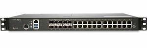 SonicWall NSa 3700 Network Security/Firewall Appliance - Intrusion Prevention - 24 Port - 10GBase-X, 1000Base-T - 10 Gigabit Ethernet - 5.50 Gbit/s Firewall Throughput - DES, 3DES, AES (128-bit), AES