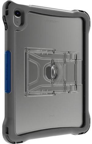 Brenthaven 360 case for iPad (10th Gen) - For Apple iPad (10th Generation) Tablet - Gray, Red - Impact Absorbing, Drop Resistant, Impact Resistant, Skid Resistant - Polycarbonate, Thermoplastic Polyur
