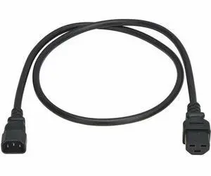 Eaton Tripp Lite Series Power Cord, C14 to C21 - Heavy-Duty, 15A, 250V, 14 AWG, 4 ft. (1.2 m), Black